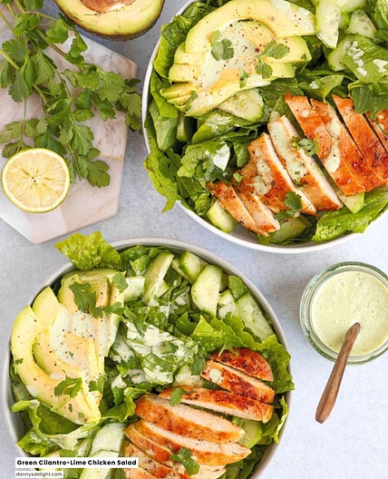 Green Cilantro-Lime Chicken Salad