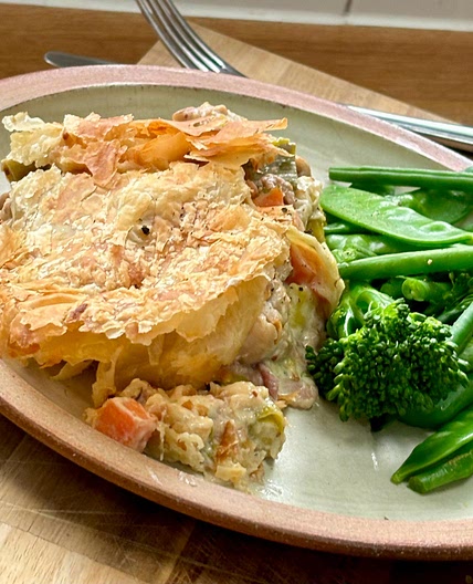 Air Fryer Chicken Pie