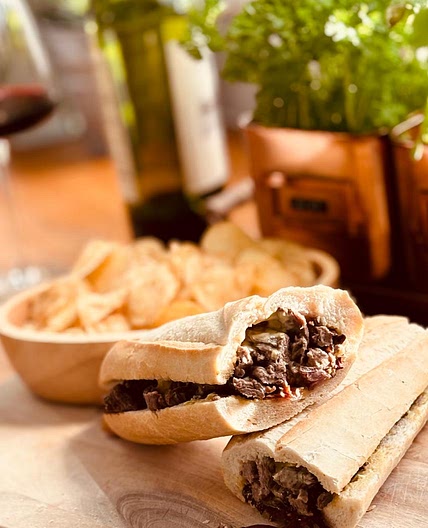 Air Fryer Steak Sandwich