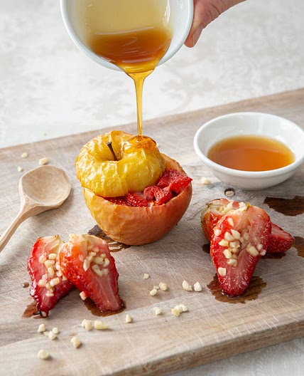 Air Fryer Stuffed Apple