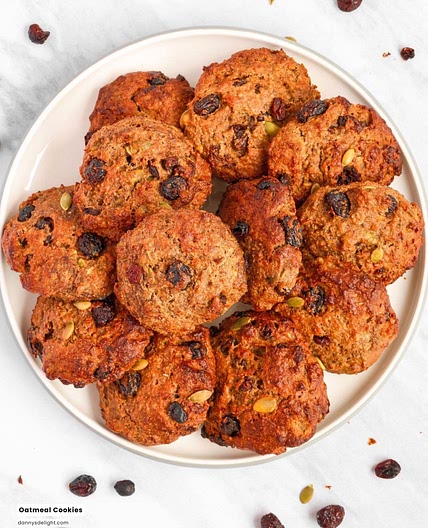 Superfood Oatmeal Protein Cookies