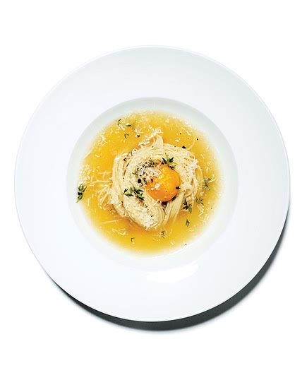 Capellini en Brodo