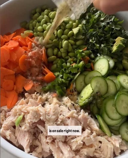 LEAT Edamame Chicken Salad