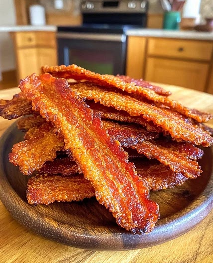 Crispy & Smoky Vegan Bacon Strips 🍁🔥