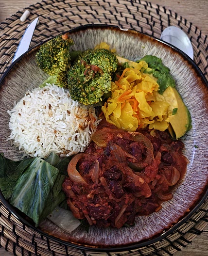 Chili sin carne - riz coco