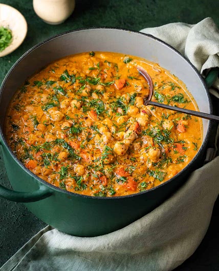 Lemony Chickpea Soup