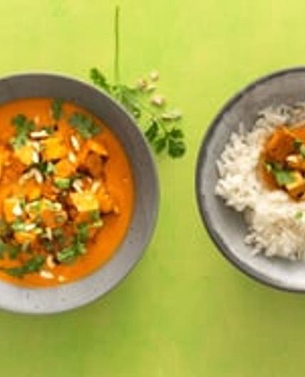 Gelbes Tofu-Curry