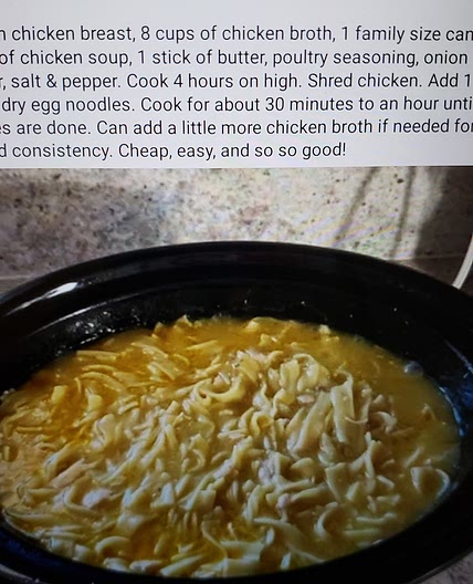 Slow Cooker Chicken Noodle Soup