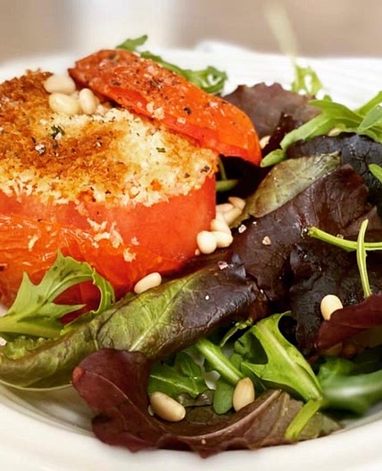 Air Fryer Stuffed Tomato