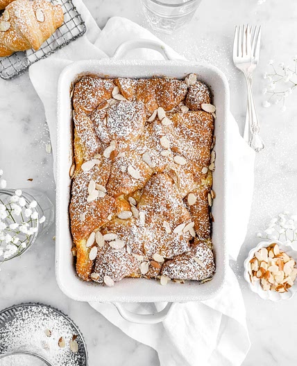 Vanilla Bean Croissant Bread Pudding