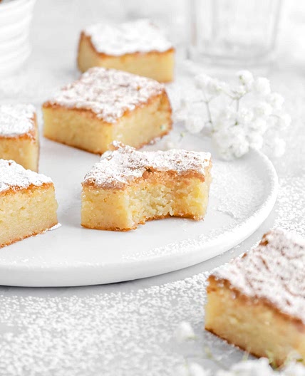 Fudgy White Chocolate Brownies