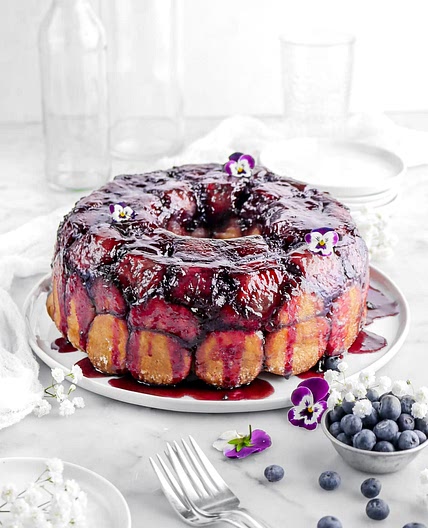 Lemon Blueberry Monkey Bread (Pull-Apart Bread!)
