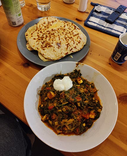 Paneer Butter Masala mit TK-Spinat