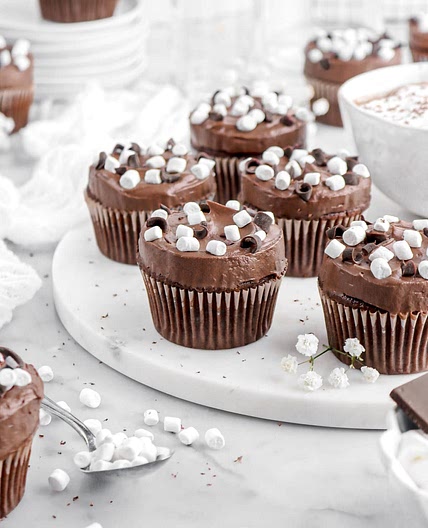 Hot Chocolate Cupcakes