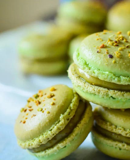 Macarons à la pistache