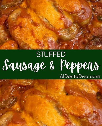 Stuffed Sausage and Peppers