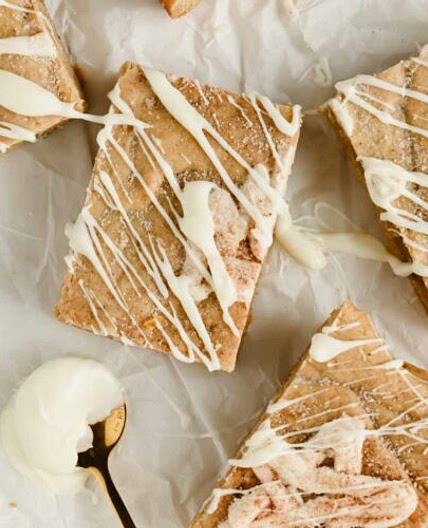 Gingerbread Blondies