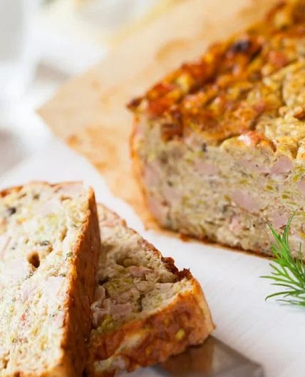 Cake à la dinde et aux courgettes