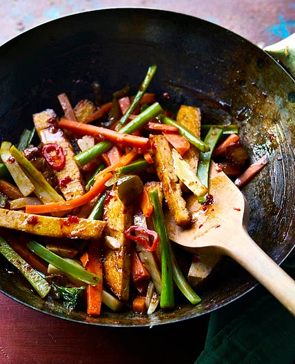 Leftover stir fry