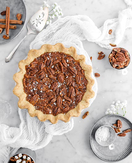 Southern-Style Cinnamon Maple Pecan Pie (No Corn Syrup!)