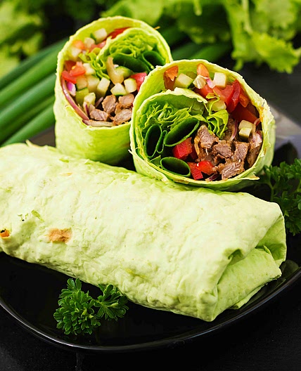 Creamy & Tangy Roast Beef Wrap