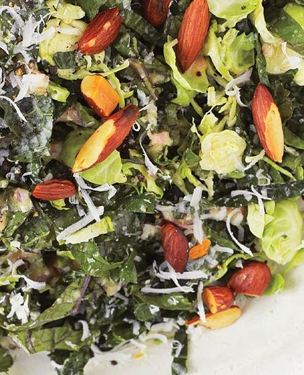 Kale and Brussels Sprout Salad
