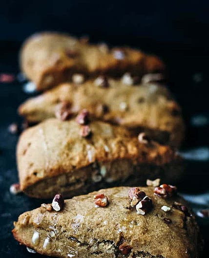 Banana Nut Scones (Vegan)