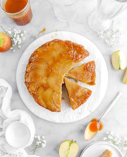 Caramel Apple Upside Down Cake