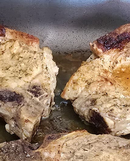 CHULETAS DE CERDO AL HORNO