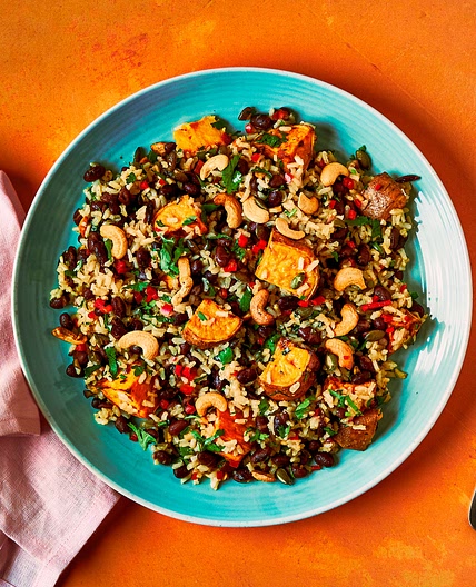 Chilli Lime Sweet Potato & Rice Salad