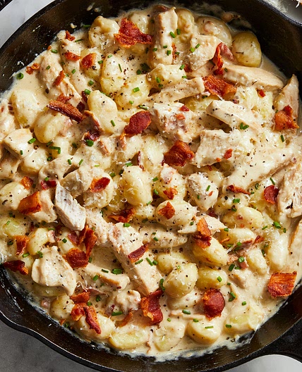 One-Pan Chicken Bacon Gnocchi