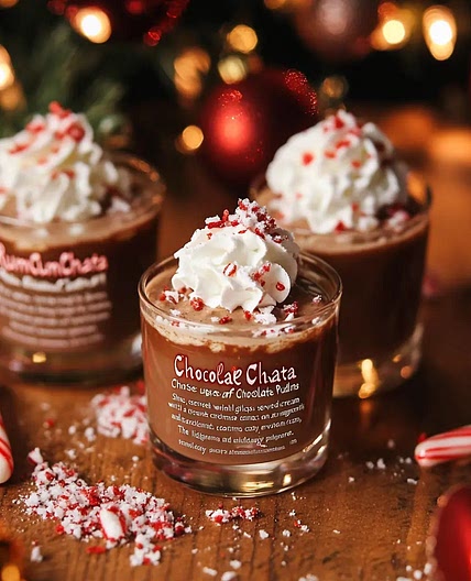 Chocolate RumChata Christmas Pudding Shots – A TikTok-Worthy Holiday Treat 🎄🎅🏻