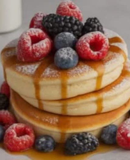 Les pancake fluffy
