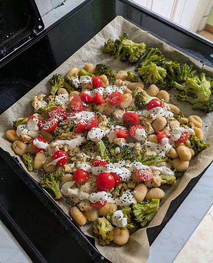 Gnocchi-Brokkoli mit Hühnerbrust