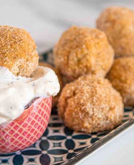Polpette di tonno e patate al forno