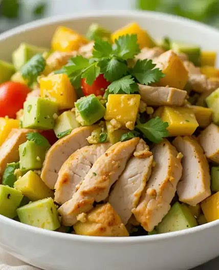 Easy Chicken Mango Avocado Salad You’ll Love