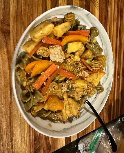SWEET HEAT PINEAPPLE WITH JAMAICAN INSPIRED TOFU