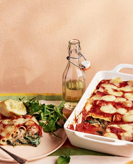 Air Fryer Spinach Cannelloni