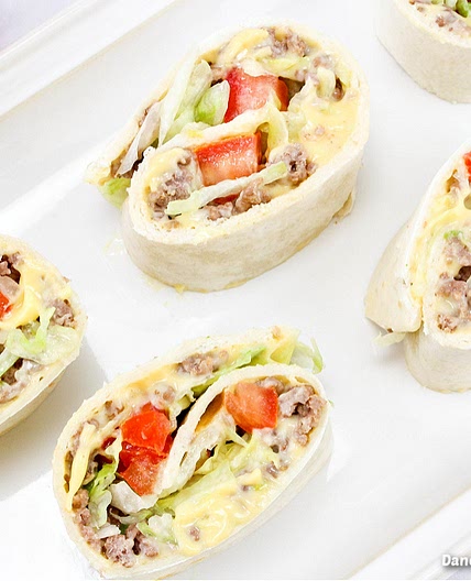 Cheeseburger Pinwheels