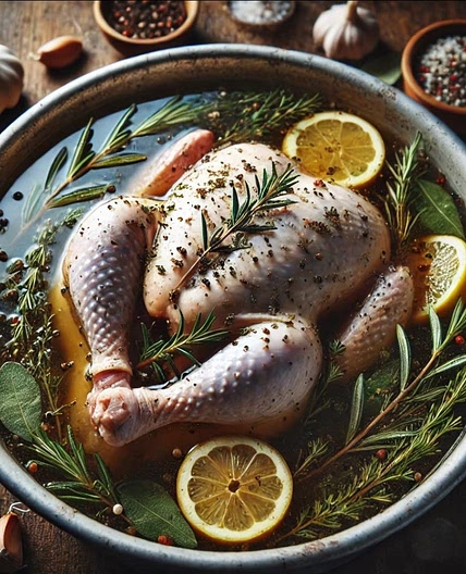 Chicken and turkey brine