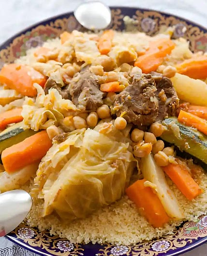 Recette couscous au poulet et légumes