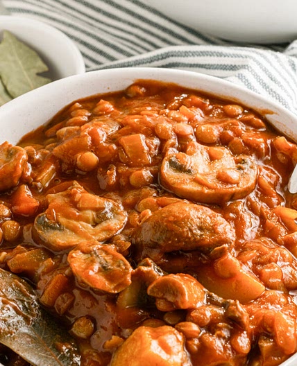 Lentil Mushroom Stew