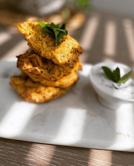 Air Fryer Carrot Fritters