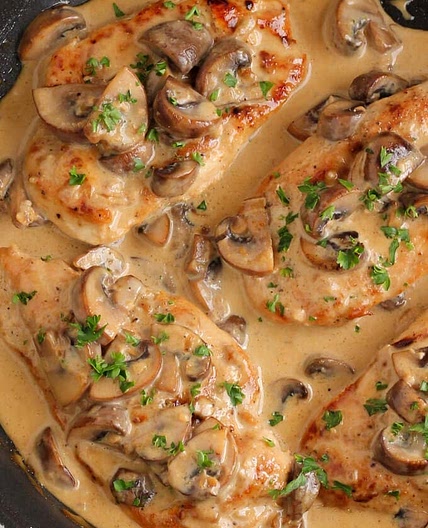 Creamy Keto Chicken Marsala