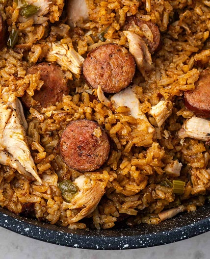 Cajun Chicken and Sausage Jambalaya