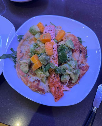 Crepe Salmon Market Stall