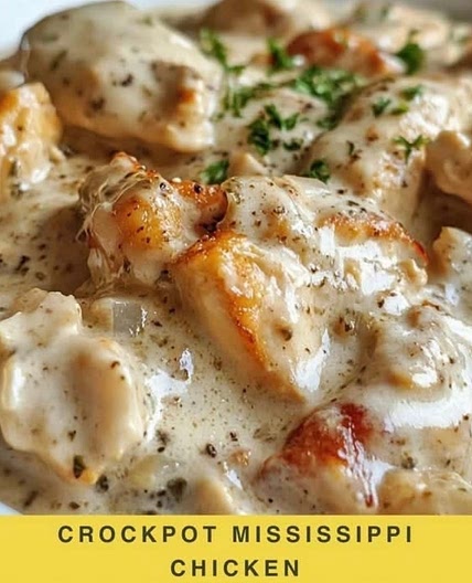 Crockpot Mississippi Chicken