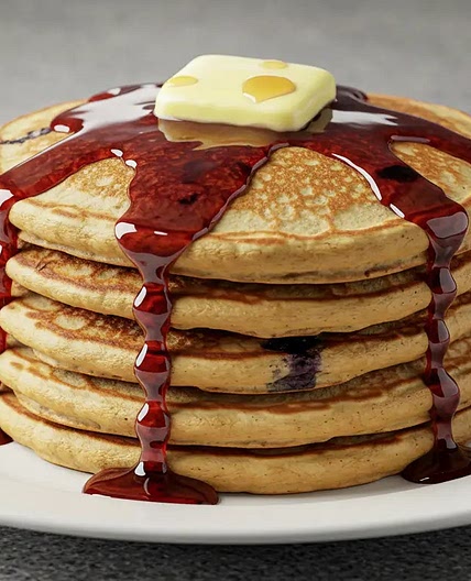 Fluffiest Blueberry Pancakes Recipe