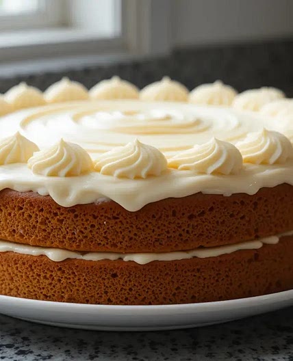 Kefir sheet cake recipe card