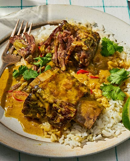 Coconut-and-Lemongrass-Braised Short Ribs